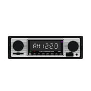 VANLOFE Car Multimedia Player Car FM Radio Stereo Player USB Charger Vintage Car Stereo Radio Player In-dash MP3 Bluetooth FM USB SD Remote Control